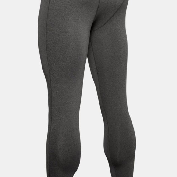 Under Armour Men's Heatgear Compression Armour Leggings Carbon Gray Large - Picture 6 of 7